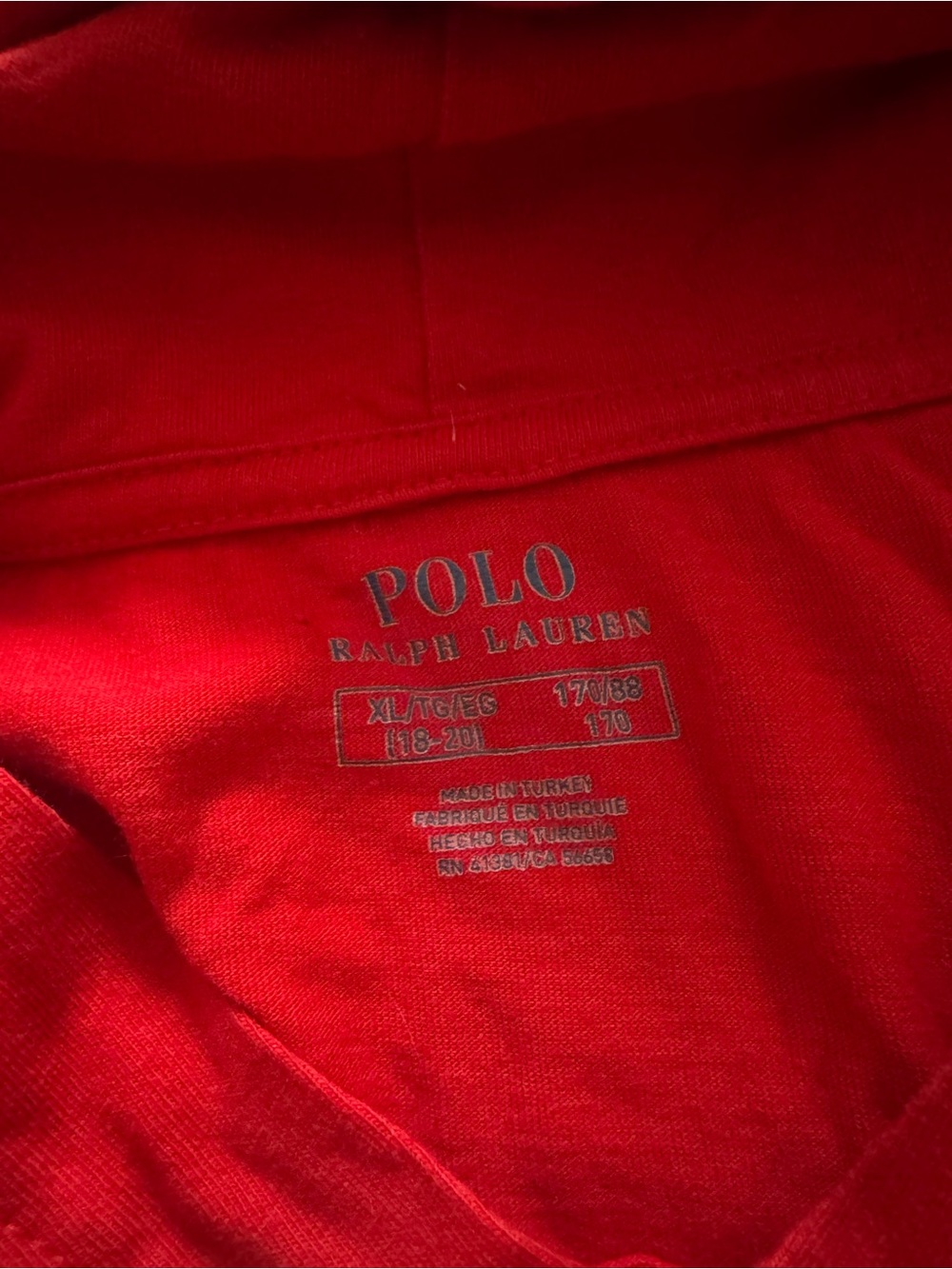 Polo by Ralph Lauren Red Ski Bear hooded shirt - Picture 3 of 3